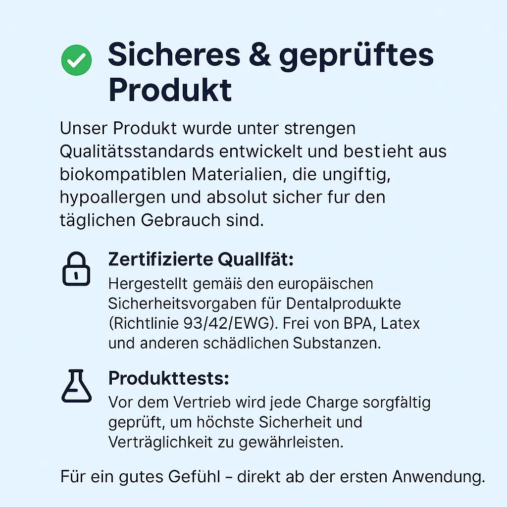 Dentix Pro - Verstellbares Zahnprothesen-Set