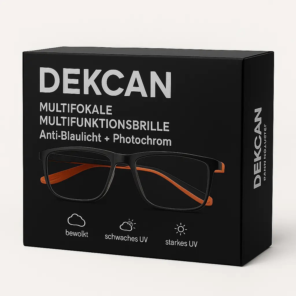 DECKAN Multifokale Lesebrille für Senioren – Scharf Sehen in Jeder Entfernung