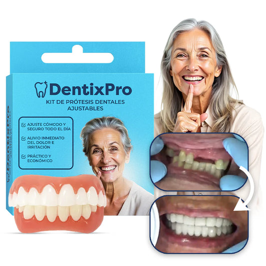 Dentix Pro - Juego de dentaduras postizas ajustables