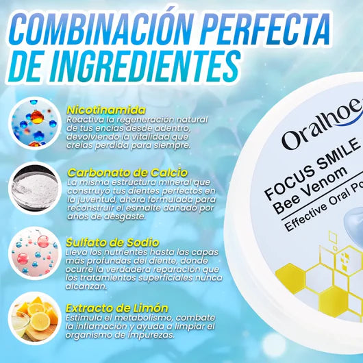 Polvo de tratamiento bucal