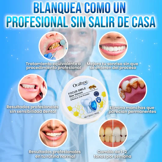 Polvo de tratamiento bucal